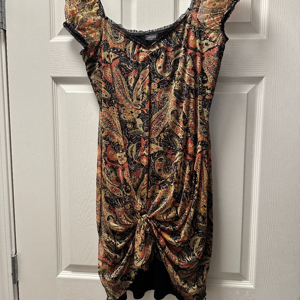 Vintage Stretch Babydoll Mini Dress